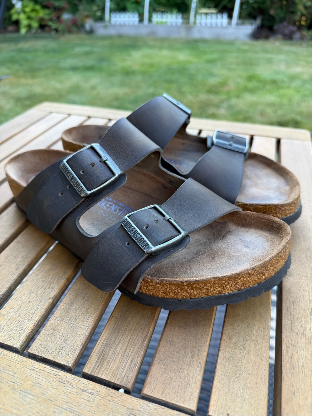 Birkenstock Arizona Soft Footbed Sandal - Brown Leather - Picture 2 of 11